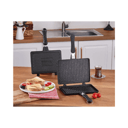 Ocak Üstü Granit Döküm Tost Makinesi