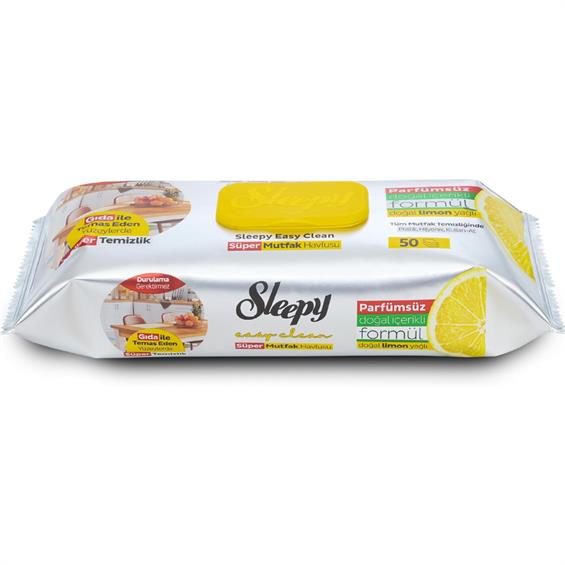 Sleepy Mutfak Havlusu Limon 50'li