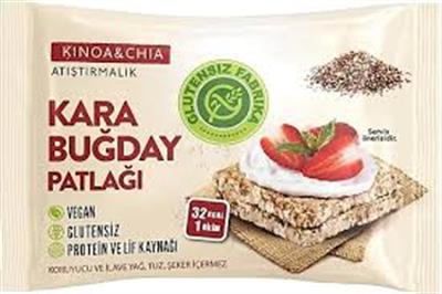 GLUTENSIZ FABRIKA ÇÖREKOTLU KINOA-CHIA KARABUGDAY PATLAGI 30g