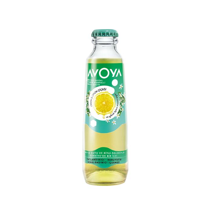 AVOYA MEYVELİ LİMON-LİMON ÇİÇEĞİ MADEN SUYU 200 ML.