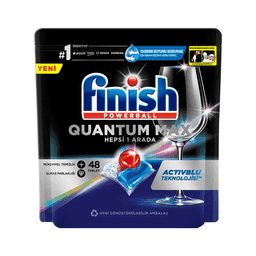 Finish Quantum Max Bulaşık Makinesi Kapsül Tableti 48'li