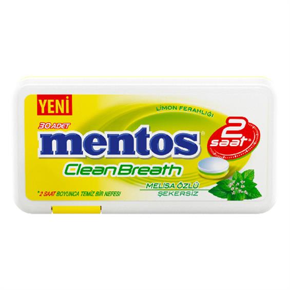 Mentos 2 Saat Clean Breath Limon Ferahlığı 21 gr