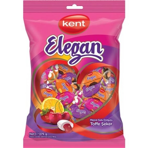 Kent Elegant Şeker Meyveli 375 gr