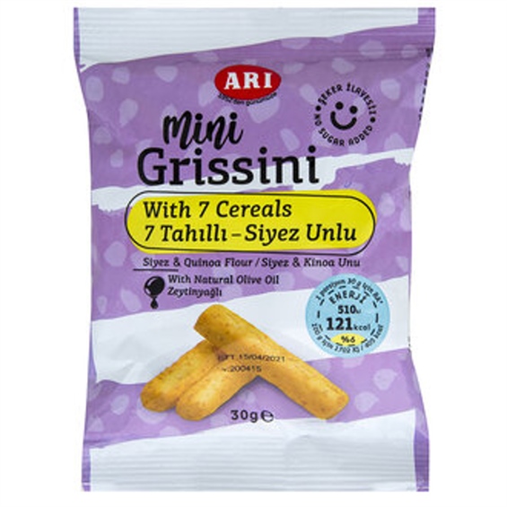 Arı Grissini Mini 7 Tahıllı 30 gr