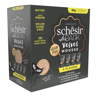 Schesir After Dark  Velvet Mouse Lezzet Paketi 12X80 Gr