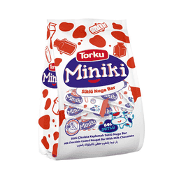 Torku Miniki Sütlü Çikolatalı Nugalı Bar 240 G