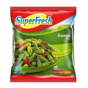 Süperfresh Sivri Bamya Donuk 450 Gr
