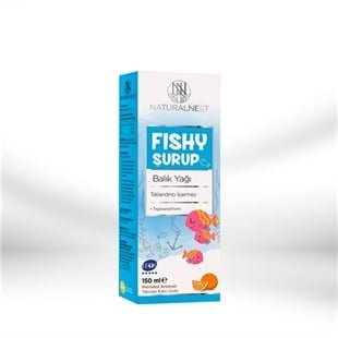 Naturalnest Fishy Balık Yağı Şurubu Portakal Aromalı 150 ml