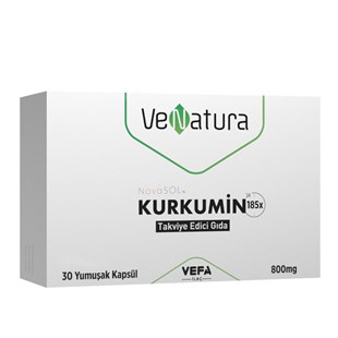 Venatura Kurkumin Novasol 800 mg 30 Yumuşak Kapsül