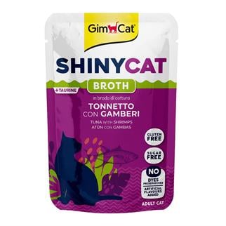 Gimcat Shinycat Tuna with Shrimps  Karidesli Pouch Mama 70 gr