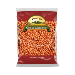 Yöremce Yerli Kırmızı Mercimek 1000 G