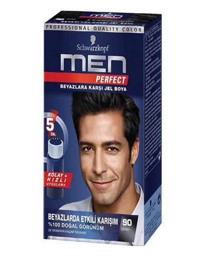 MEN PERFECT Erkek Saç Boyası Siyah 90