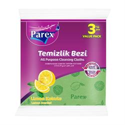 Parex Limon Kokulu Temizlik Bezi 3'lü