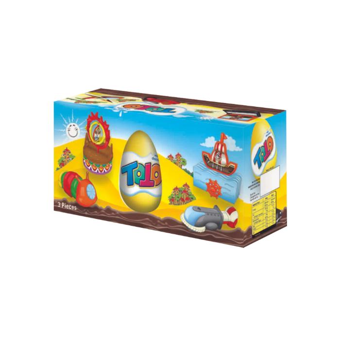 Toto Yumurta Çikolatalı 3*20 gr