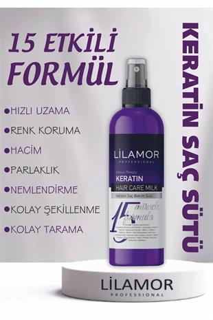 Lilamor Saç Bakım Sütü Keratin 200 ml