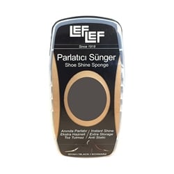 Leflef Depolu Ayakkabı Süngeri Siyah