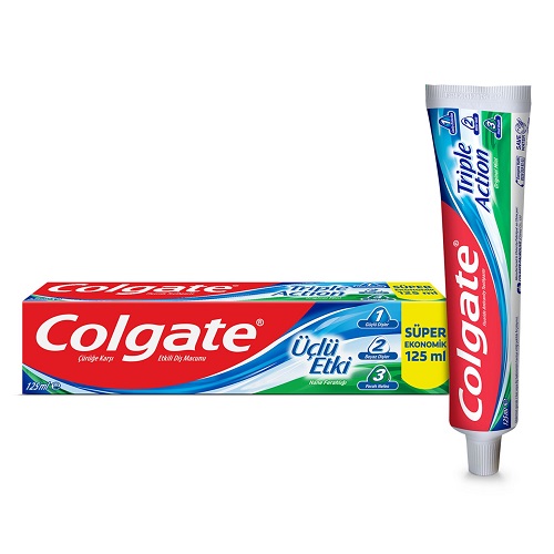 Colgate Üçlü Etki Çürüklere Karşı Koruma Diş Macunu 125 ml