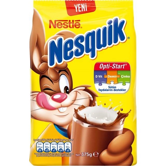 Nestle Nesquik Çikolatalı İçecek Tozu 375 Gr