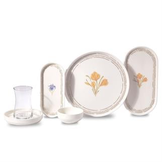 Korkmaz A8687 Luna Collection 26 Parça Kahvaltı Takımı