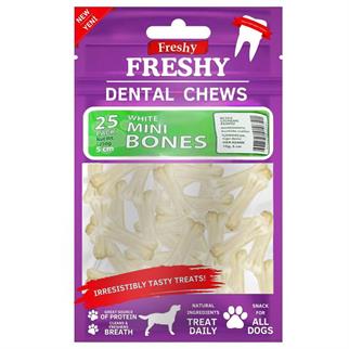 Freshy White Dental Bones 5 Cm 25 Li Paket