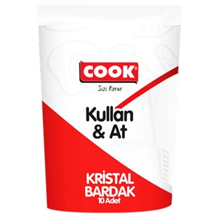 Cook Kristal Bardak 10'lu Kullan At