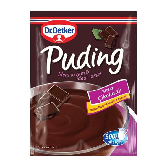 Dr.Oetker Puding Bitter Çikolatalı 111 gr
