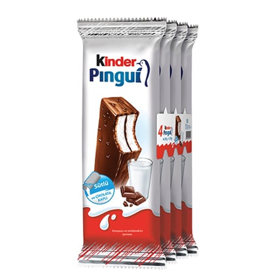 Kinder Pingui Sütlü Çikolalı 4'lü 30 gr