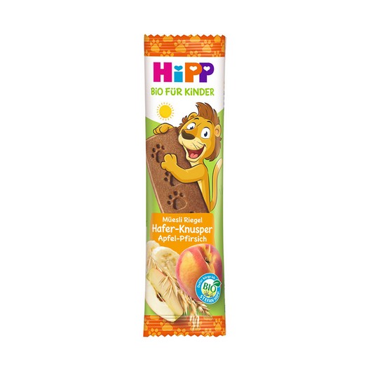 Hipp Organik Meyve Barı Şeftali-Elma 20gr