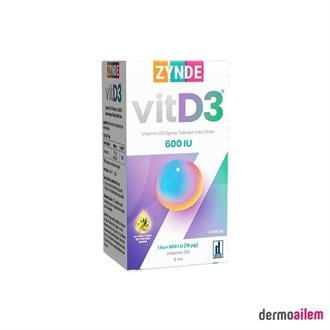 Zynde Vitamin D3 600 IU Sprey 5 ml(SKT:02.2025)