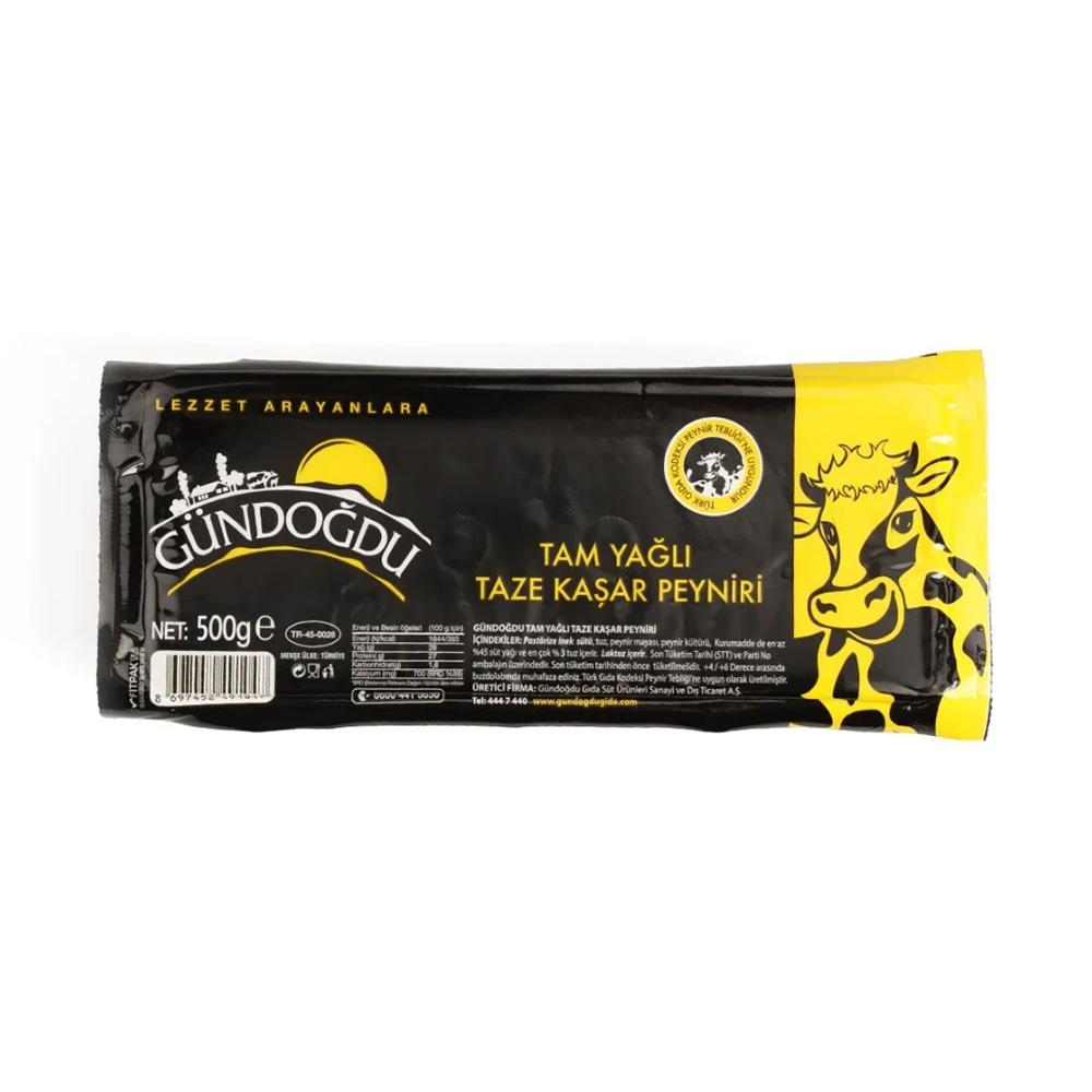 Gündoğdu Kaşar Peyniri 500 gr