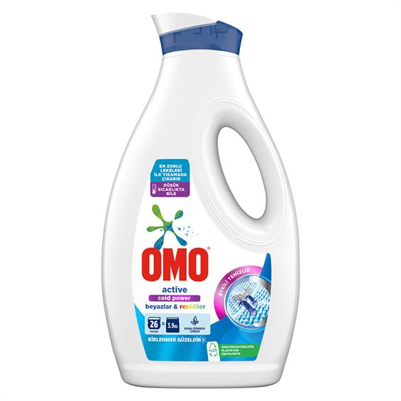 Omo Sıvı Deterjan Active Beyazlar ve Renkliler 1690 ml