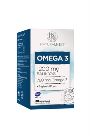 Naturalnest Omega 3 30 Kapsül