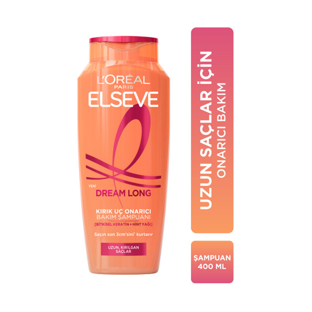 Elseve Dream Long Kırık Uç Onarıcı Bakım Şampuanı 400 ml