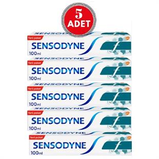 Sensodyne F Florürlü Diş Macunu 100 ml - 5 Adet