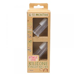 Jack N' Jill Silikon Parmak Fırçası 2'li