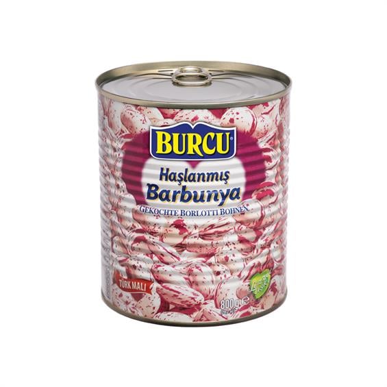 Burcu Haşlanmış Barbunya 800 gr Teneke