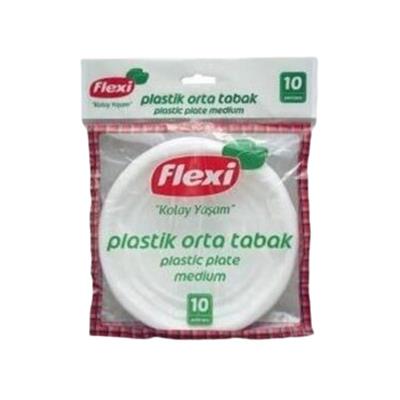 FLEXI LIFE PLASTIK TABAK ORTA 10 LU