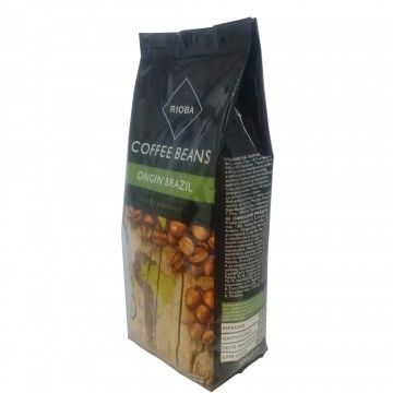 Rioba Coffee Beans Brazil Kavrulmuş Çekirdek Kahve 500 Gr