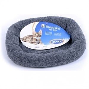 Duvo+ Sheepskin Oval Kedi Yatağı