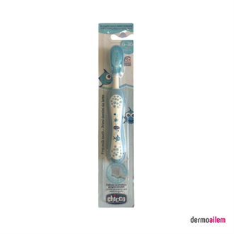 Chicco İlk Süt Dişi Fırçası Mavi 6-36 Ay
