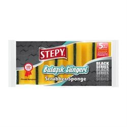 Stepy Bulaşık Süngeri 5li Oluklu
