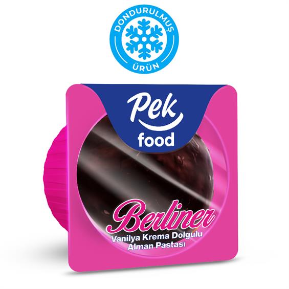 PekFood Berliner Vanilya Krema Dolgulu 80 gr