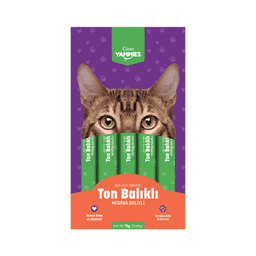 Kiwi Yammies Morina&Ton Balıklı Kedi Sıvı Ödül Maması 5'li