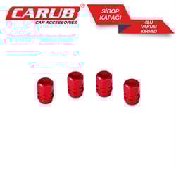 Carub Sibop Kapağı 4 Lü Kırmızı Vakum
