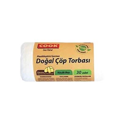 COOK DOGAL KÜÇÜK ÇÖP TORBASI 40x47cm 40 LI