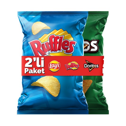 Lays - Ruffles - Doritos 2`li Pkt 176gr