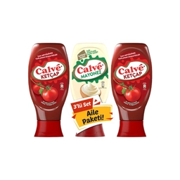 Calve Ketçap & Mayonez Seti 2x430 G+380 G
