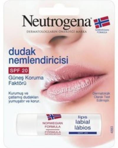 Neutrogena Norveç Formülü Güneş Koruma Faktörlü (SPF 20) Dudak Nemlendiricisi