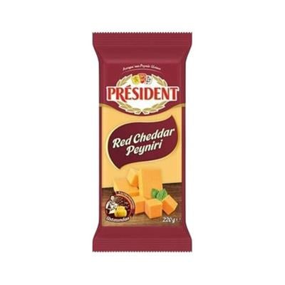 PRESIDENT RED CHEDDAR PEYNIRI 220gr