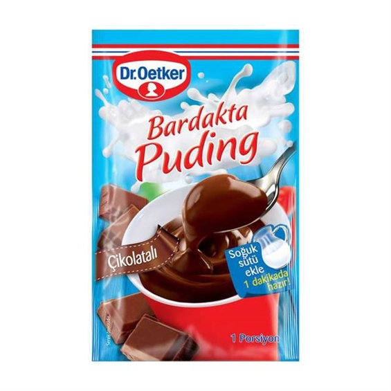Dr.Oetker Bardakta Çikolatalı Puding 35 Gr